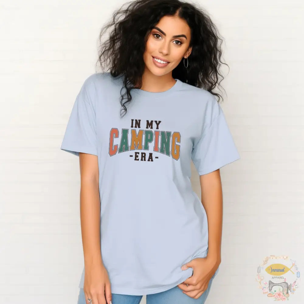 ’In My Camping Era’ Tee Small / Blue Jean T - Shirt